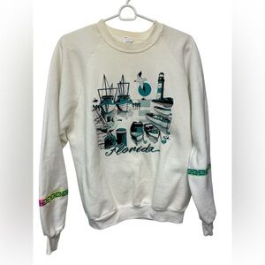 Vintage 80s Florida Graphic Sweatshirt